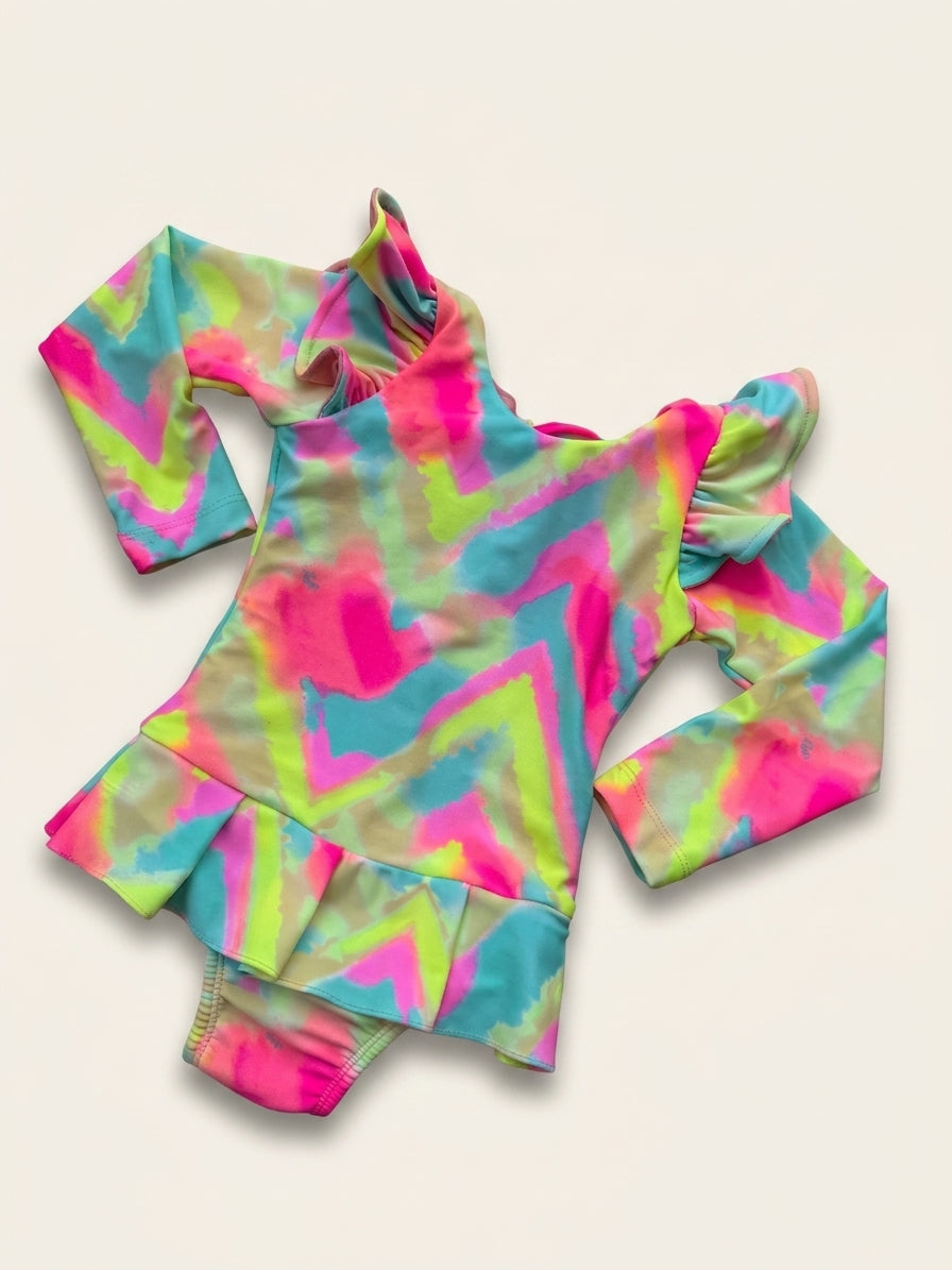 Enterizo Sofia Manga Larga ( Talla 2 )