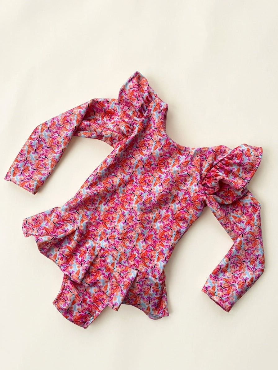 Enterizo Sofia Manga Larga ( Talla 2 )
